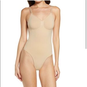 Skims low back thong bodysuit new in box